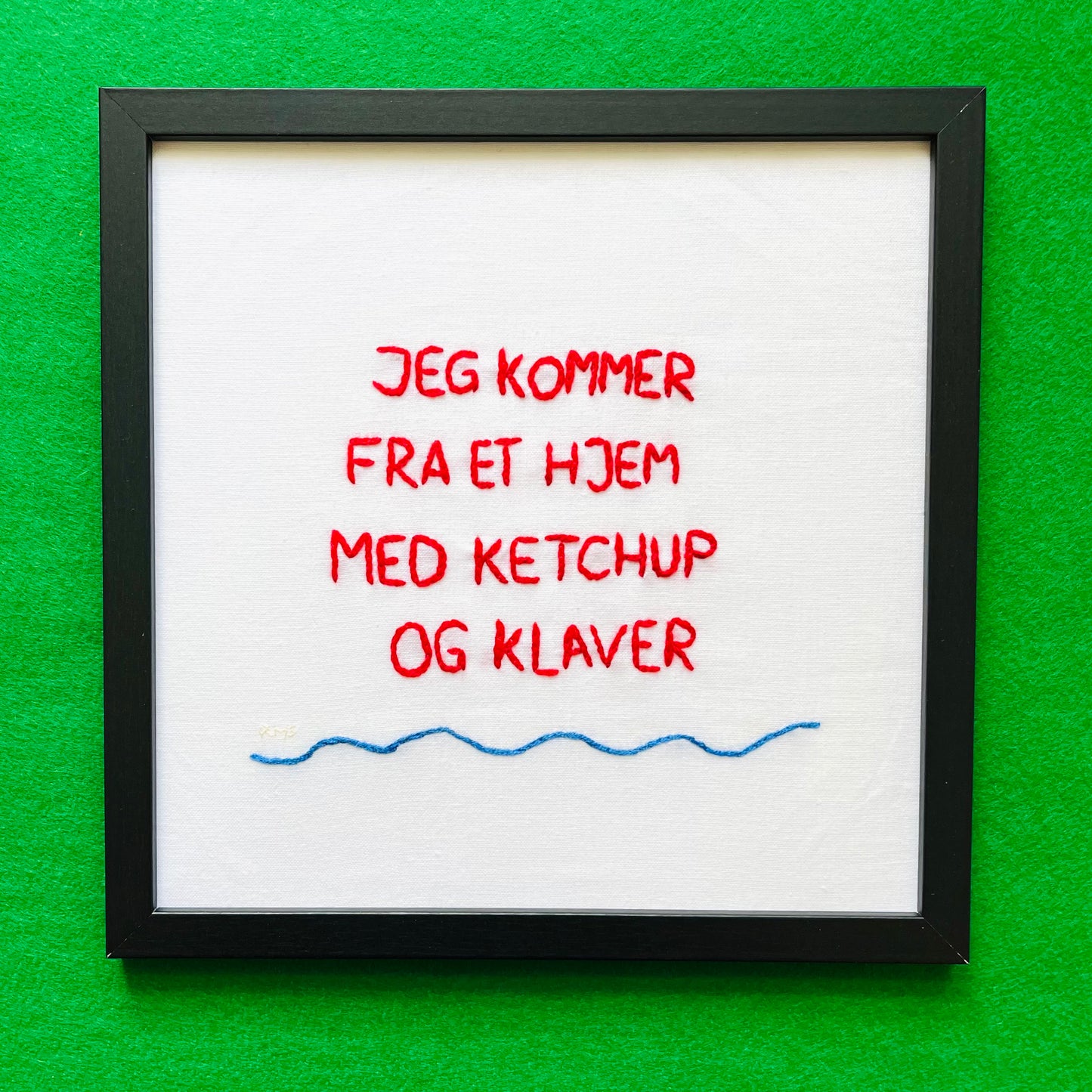 Jeg kommer fra et hjem med ketchup og klaver