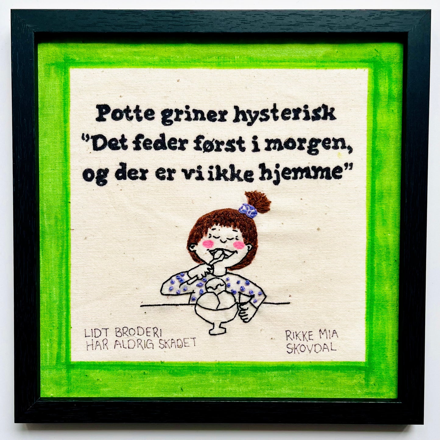 Potte griner hysterisk ''Det feder først i morgen, og der er vi ikke hjemme''