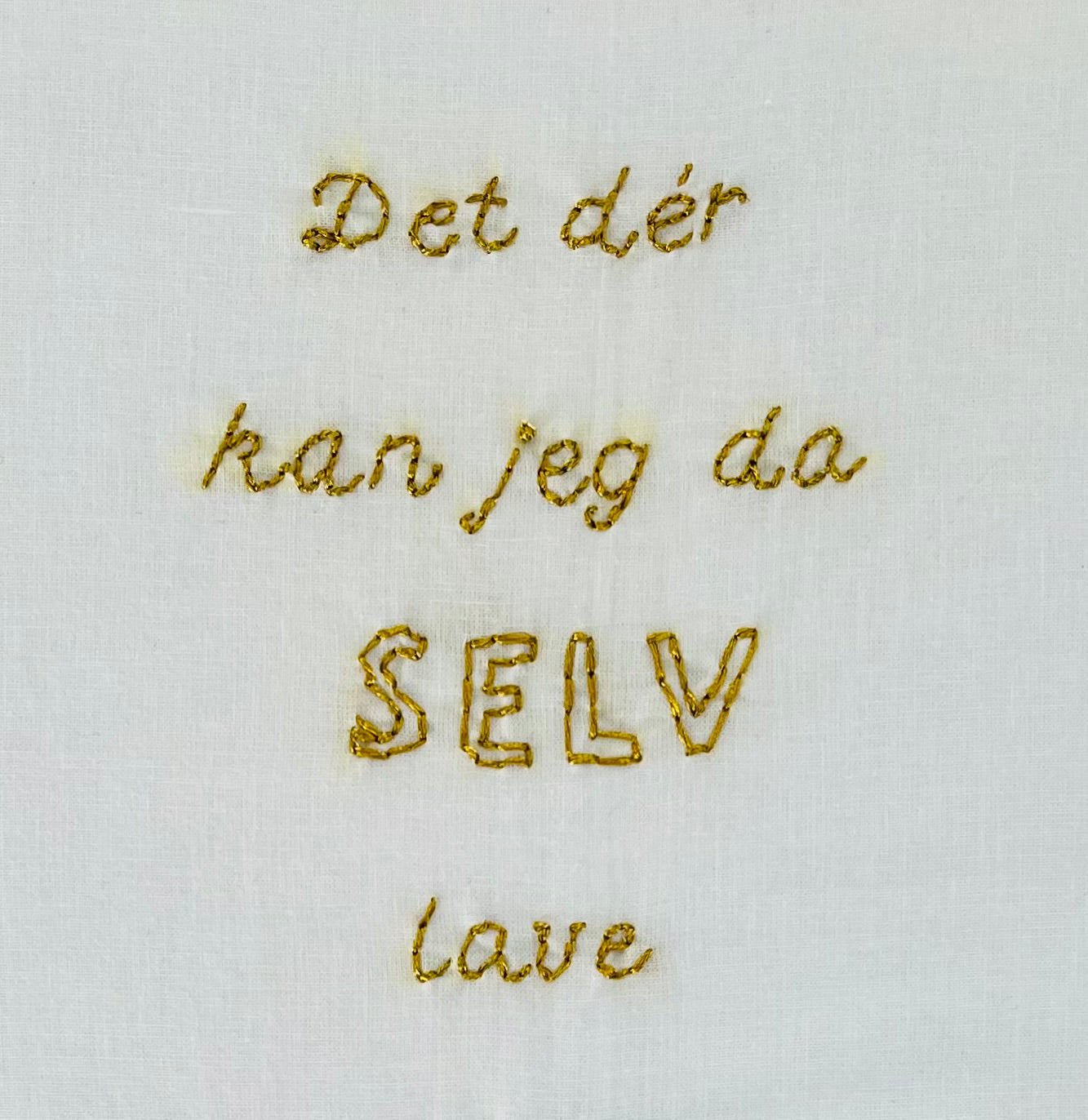 Det dér kan jeg da selv lave - så det er ikke noget værd