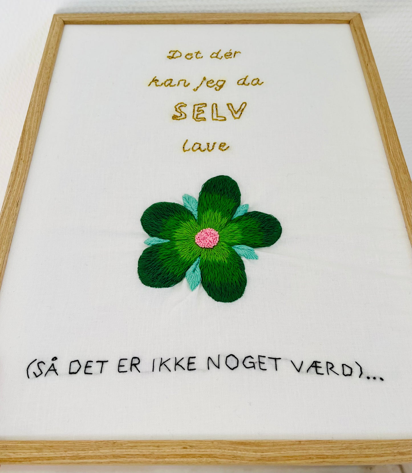 Det dér kan jeg da selv lave - så det er ikke noget værd