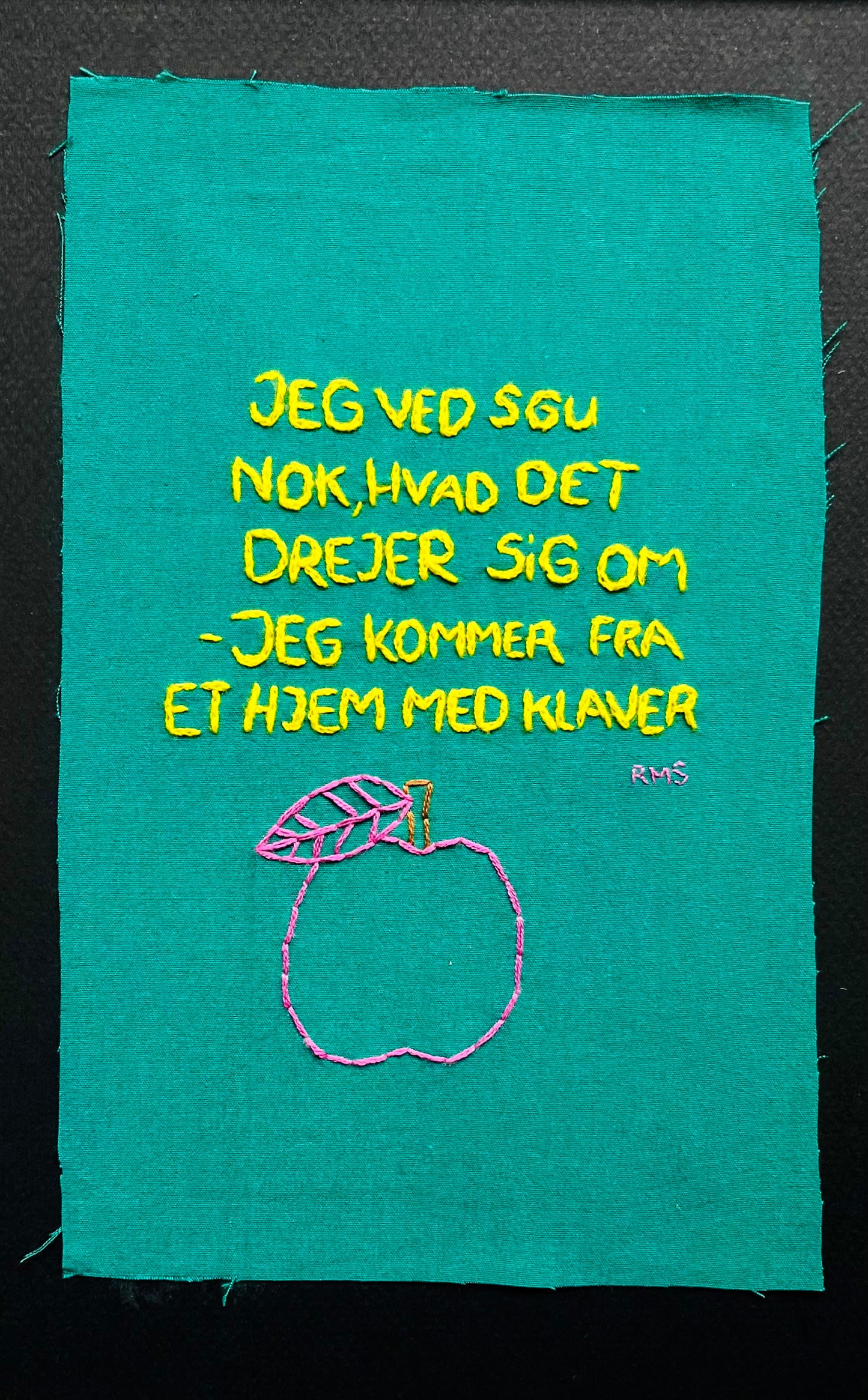 Jeg ved sgu nok, hvad det drejer sig om