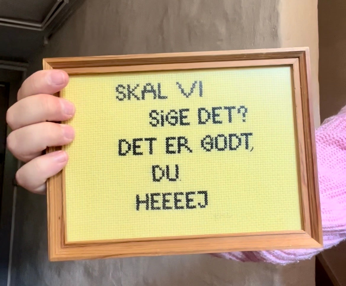 Hanne Holtsgaard: Skal vi sige det? Det er godt, du Heeej