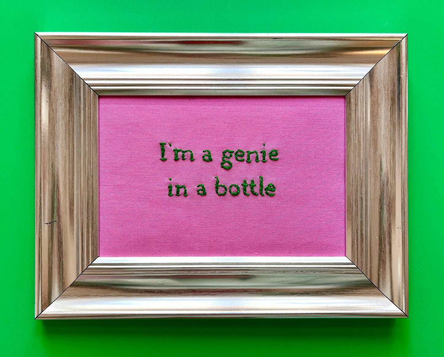 I’m a genie in a bottle