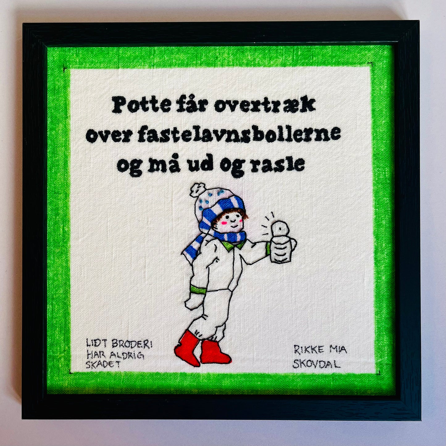 Potte og fastelavnsbollerne