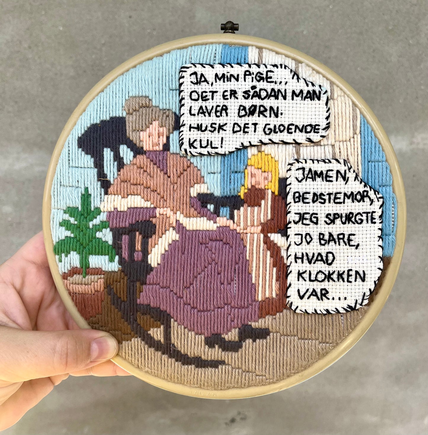 Bedstemor, jeg spurgte bare hvad klokken var