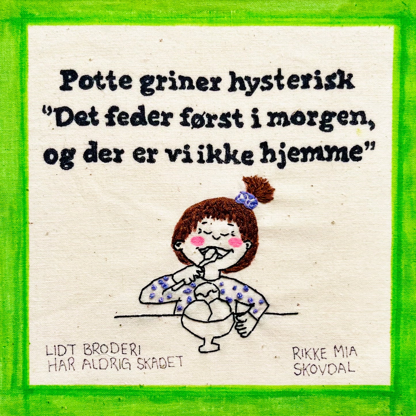 Potte griner hysterisk ''Det feder først i morgen, og der er vi ikke hjemme''