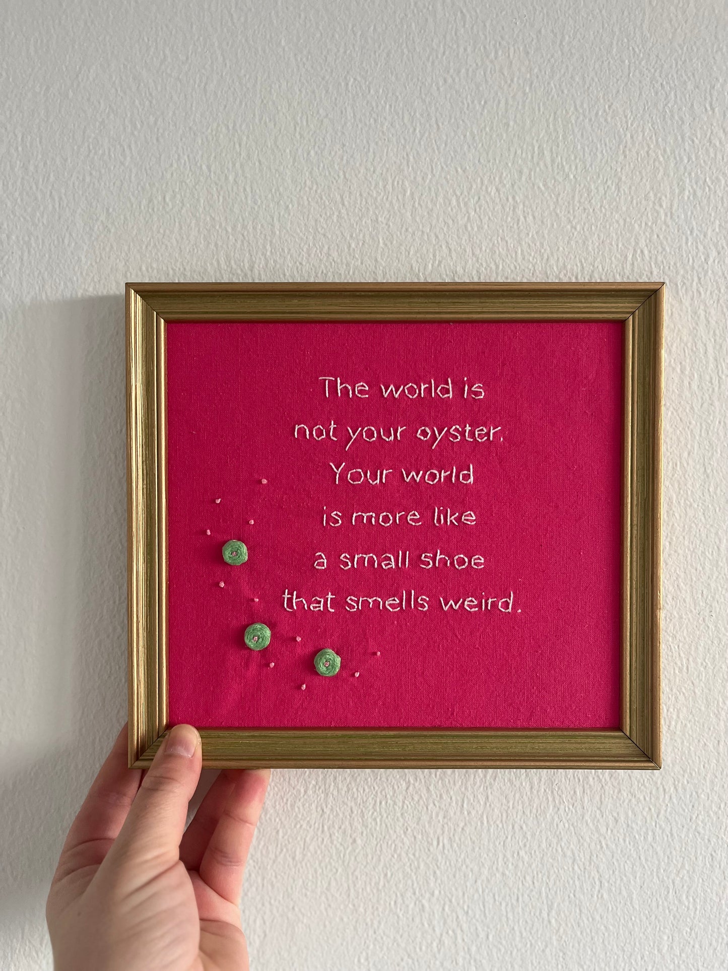 The world is not your oyster