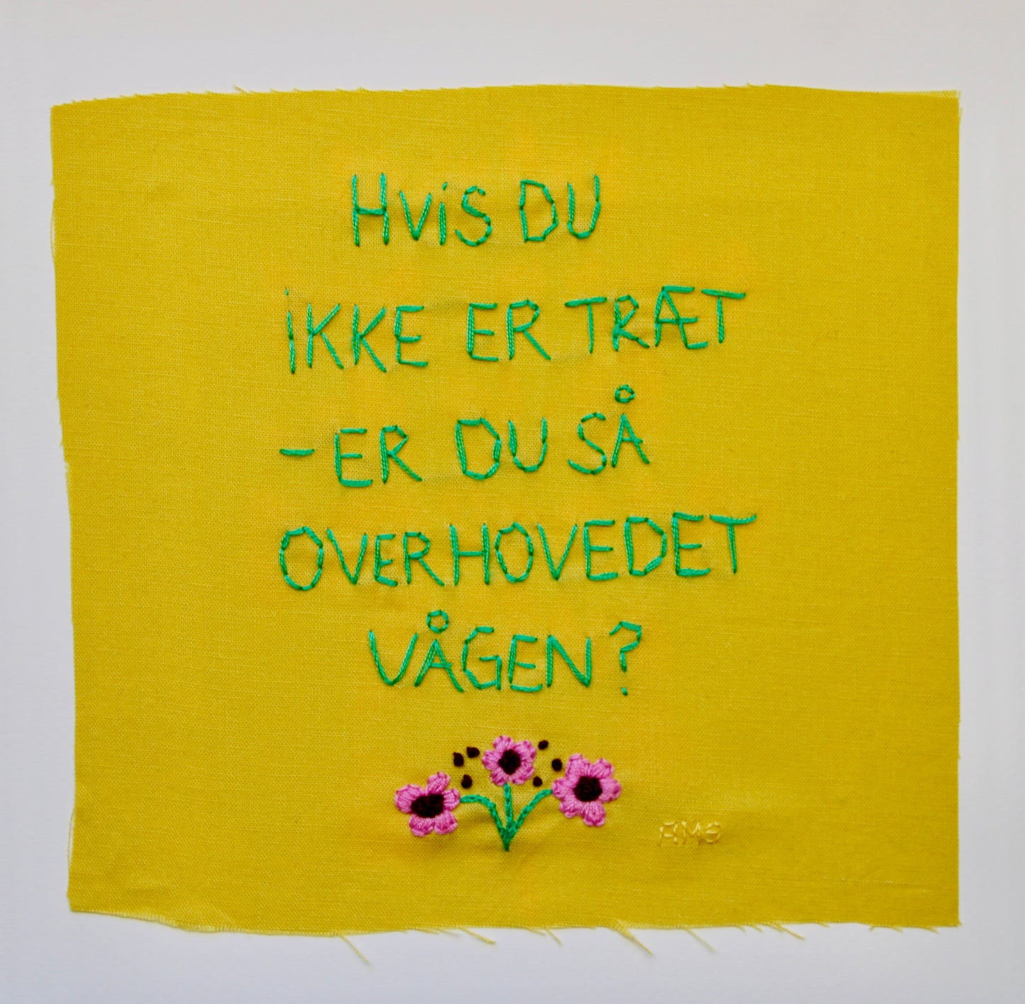 Er du overhovedet vågen?