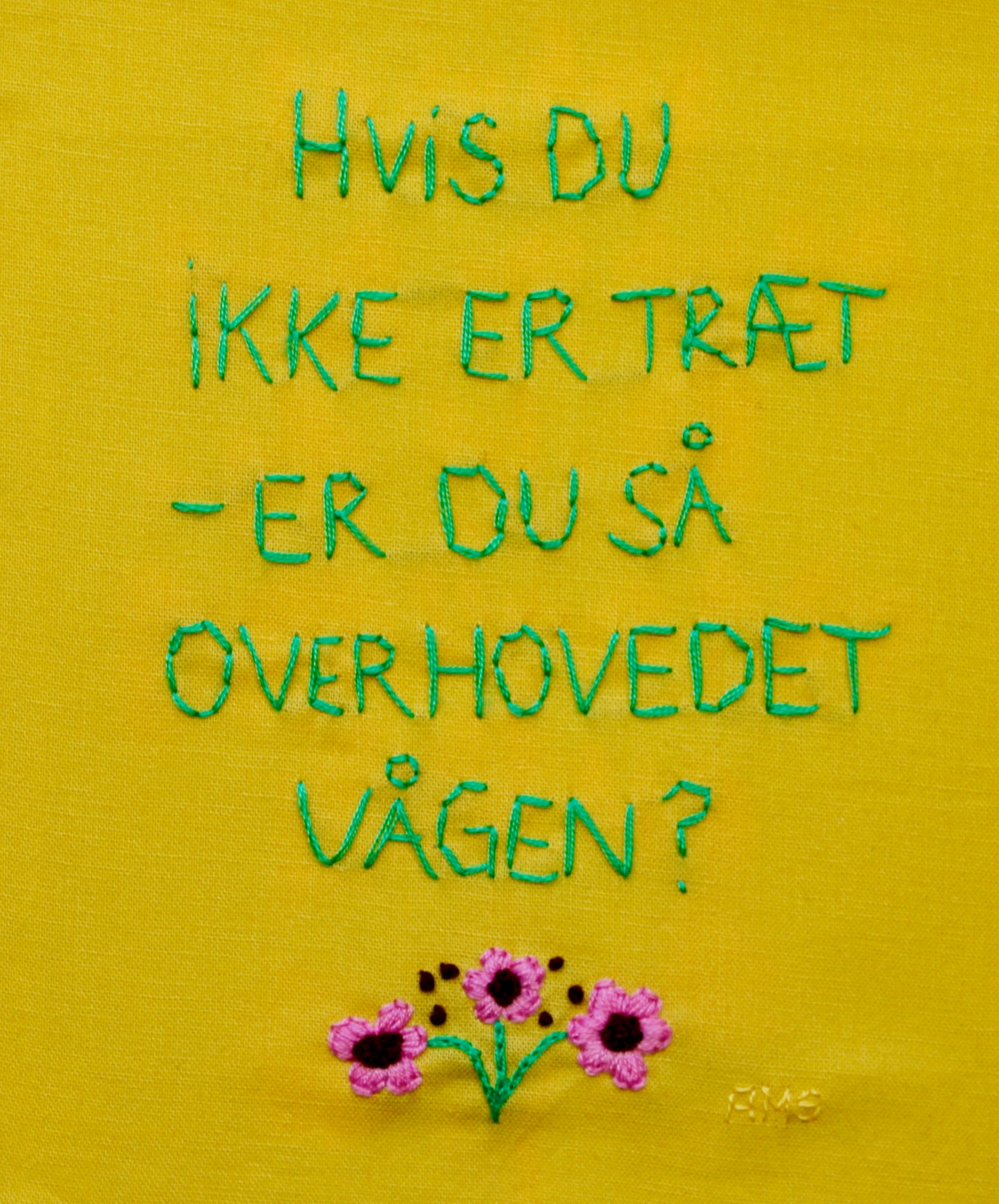 Er du overhovedet vågen?