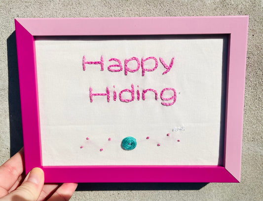 Happy hiding