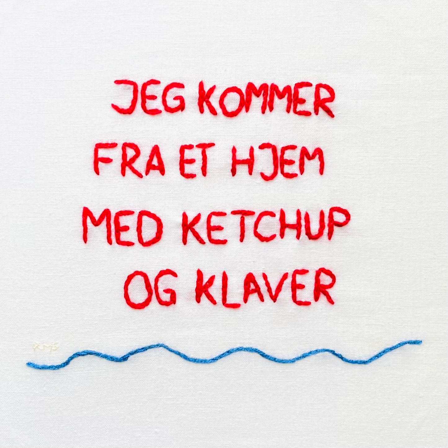 Jeg kommer fra et hjem med ketchup og klaver