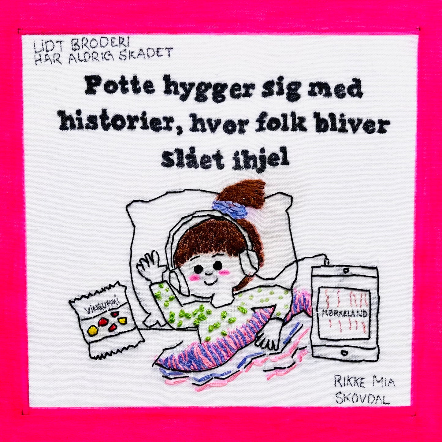 Potter hygger sig med historier, hvor folk bliver slået ihjel