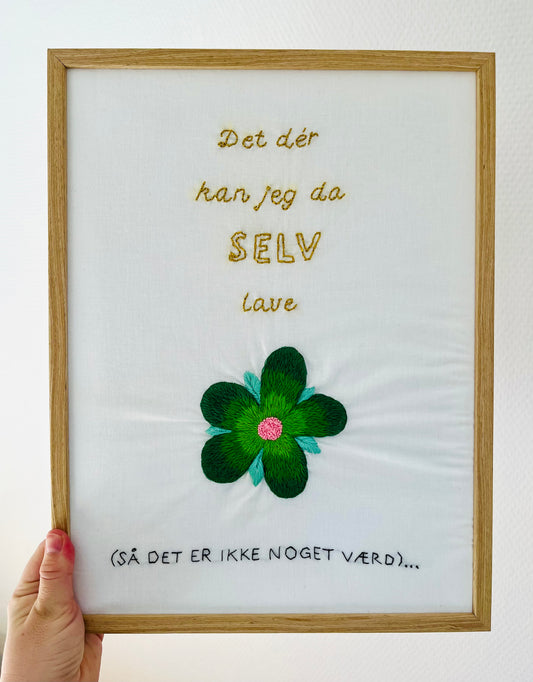 Det dér kan jeg da selv lave - så det er ikke noget værd