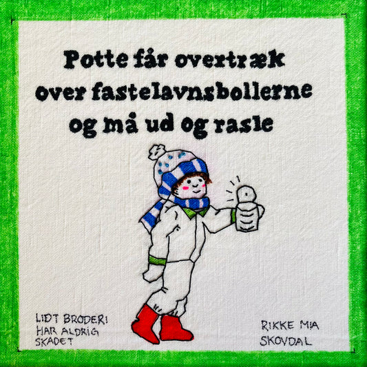 Potte og fastelavnsbollerne