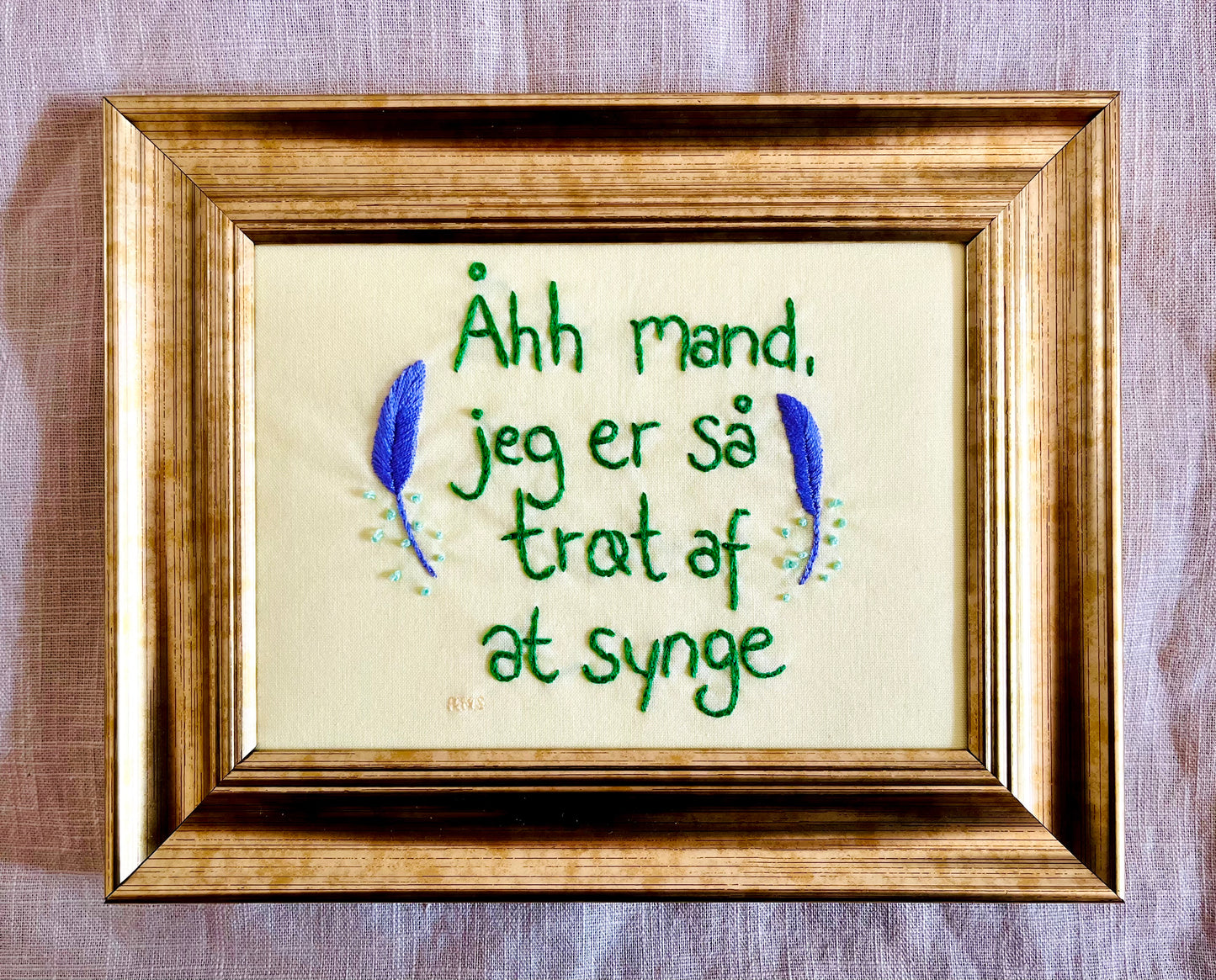 Træt af at synge