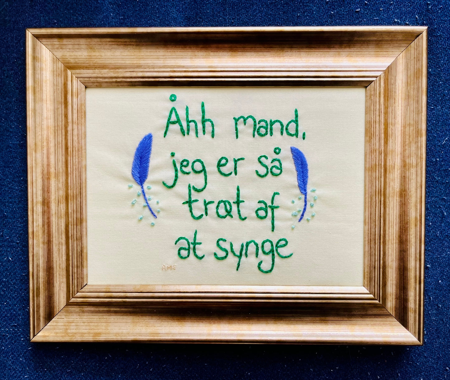 Træt af at synge