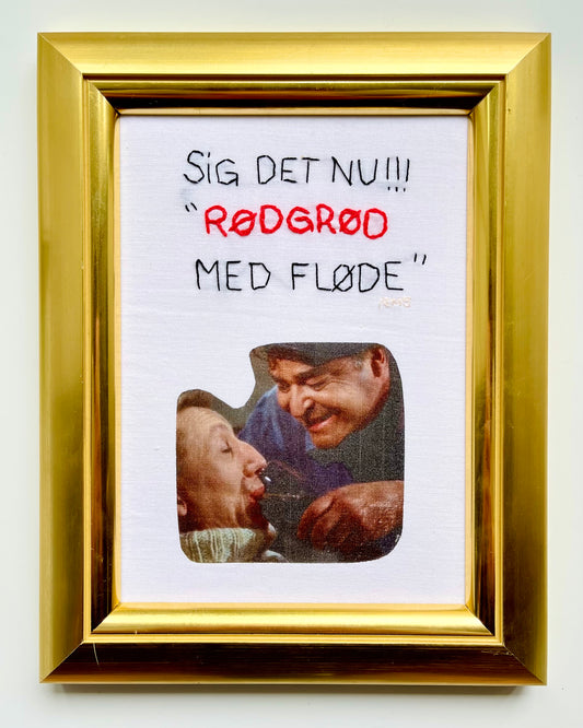 Rødgrød med fløde