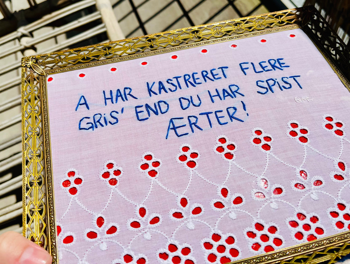 A har kastreret flere gris' end du har spist ærter!