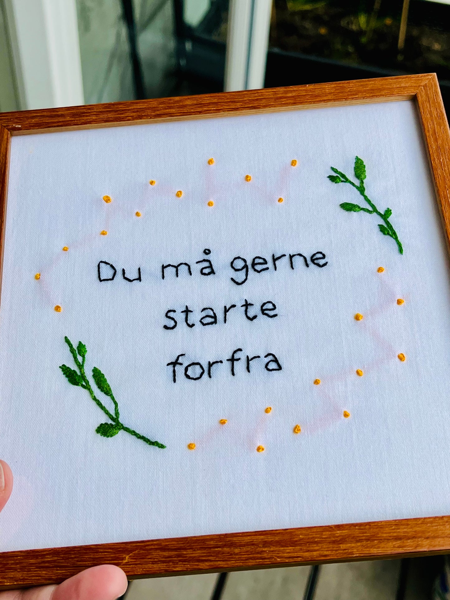 Du må gerne starte forfra