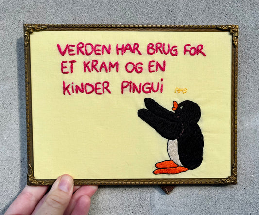 Verden har brug for et kram og en Kinder Pingui