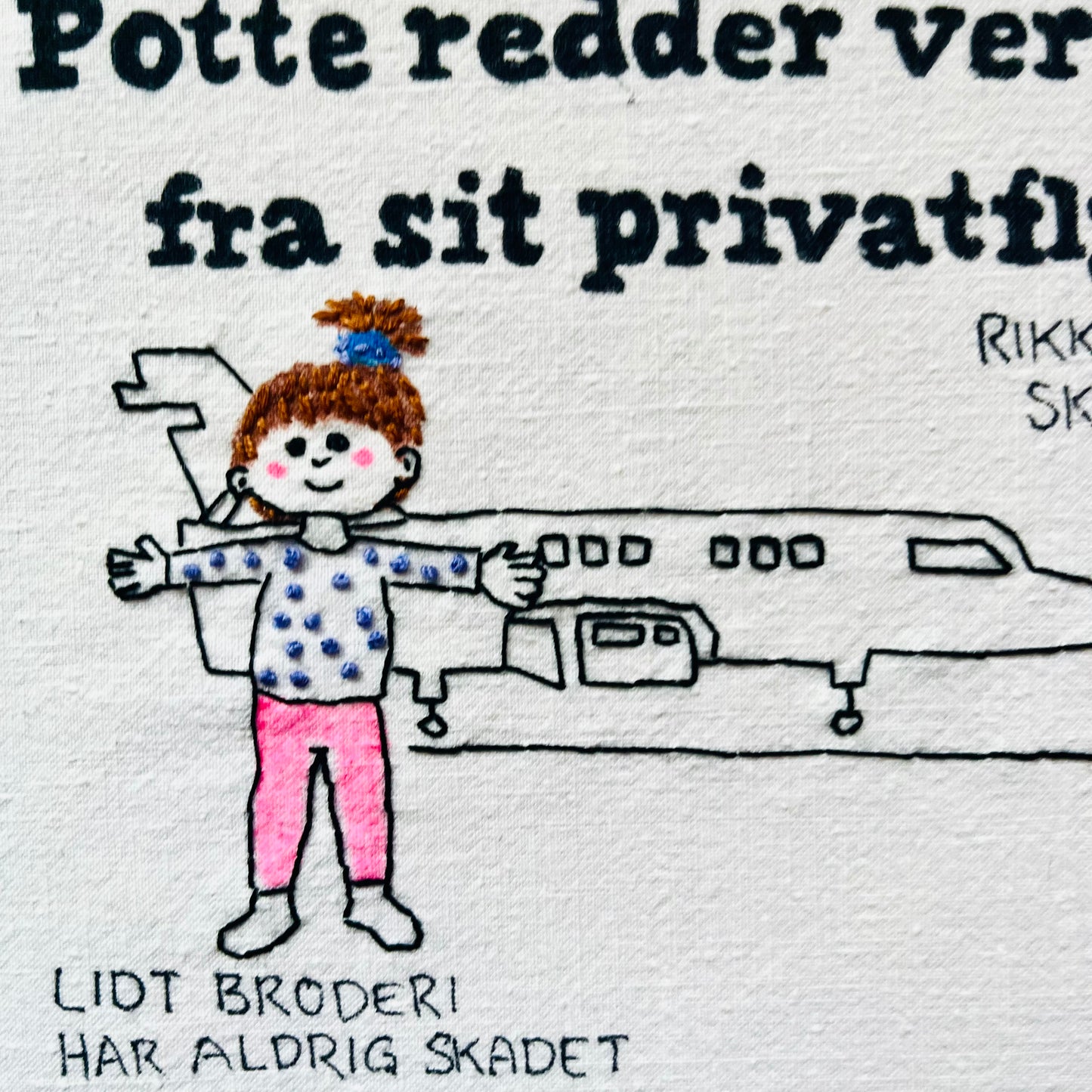 Potte redder verden fra sit privatfly