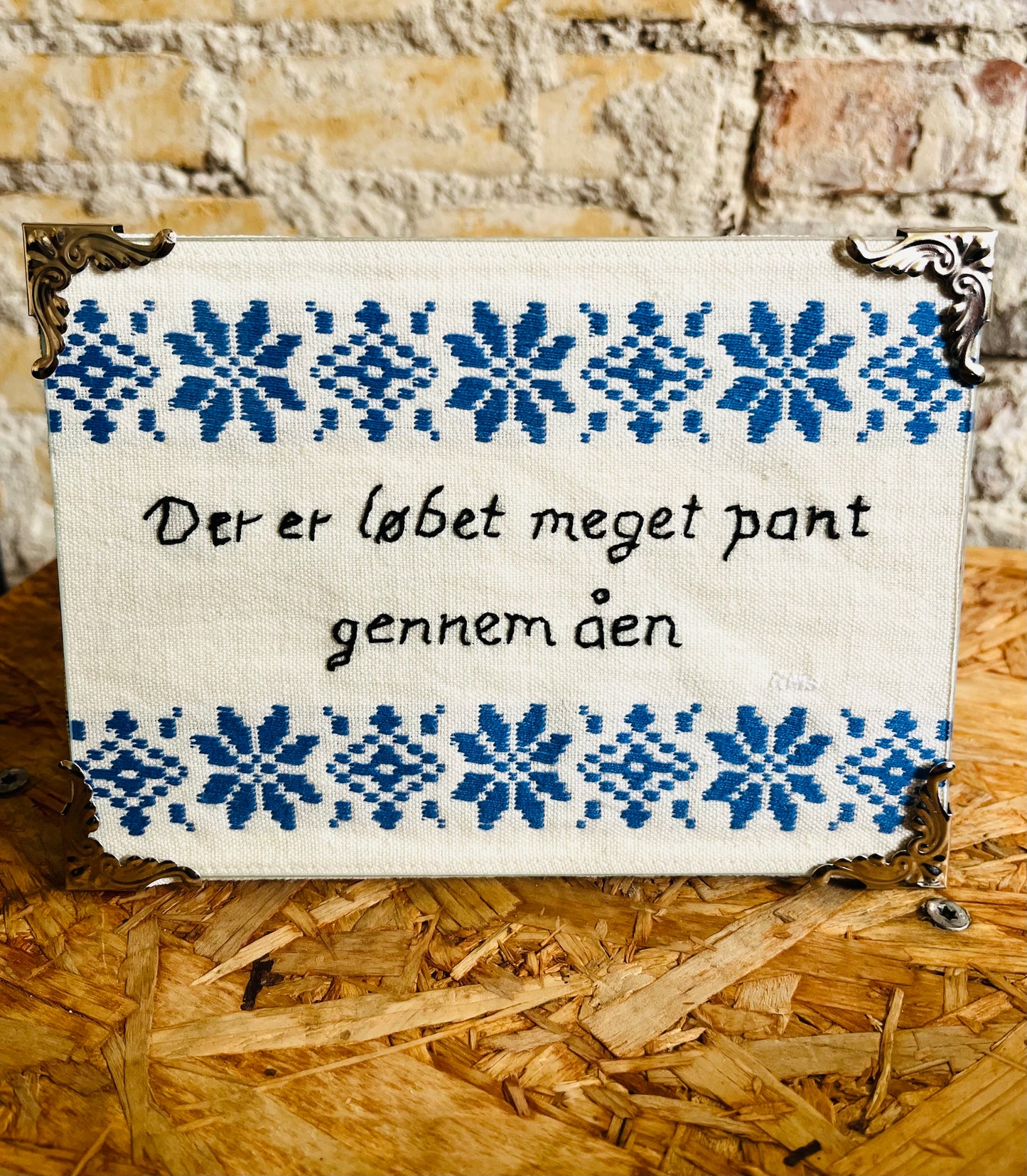 Der er løbet meget pant gennem åen