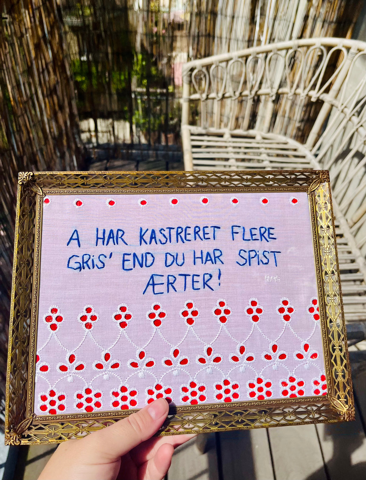A har kastreret flere gris' end du har spist ærter!
