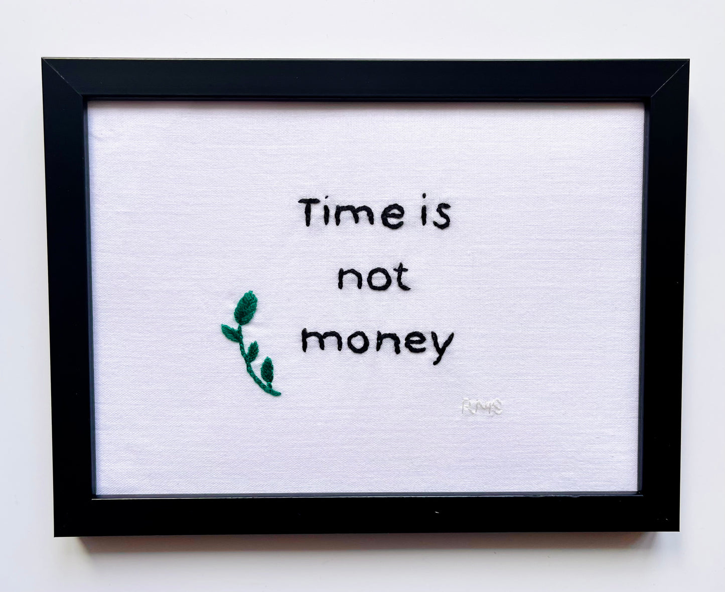 Time is not money