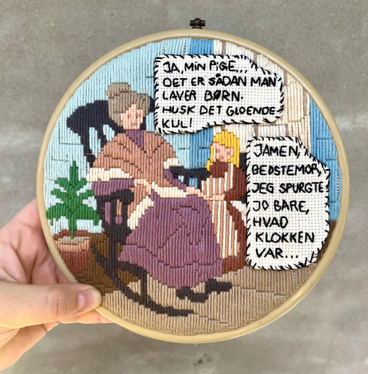 Bedstemor, jeg spurgte bare hvad klokken var