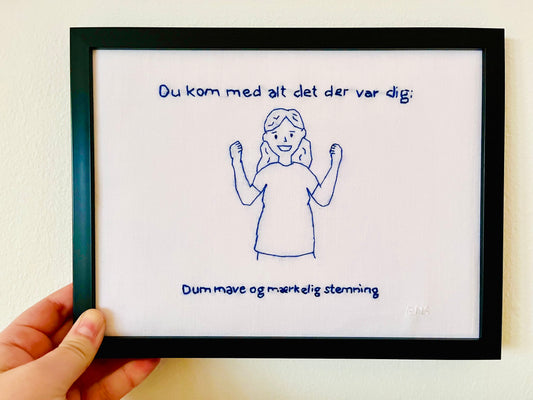 Du kom med alt det der var dig...