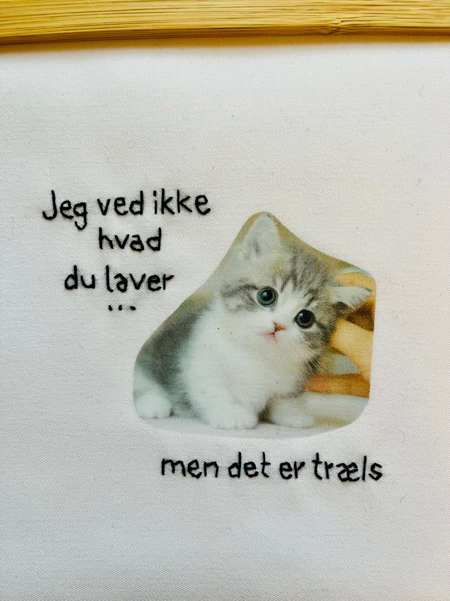 Jeg ved ikke hvad du laver, men det er træls