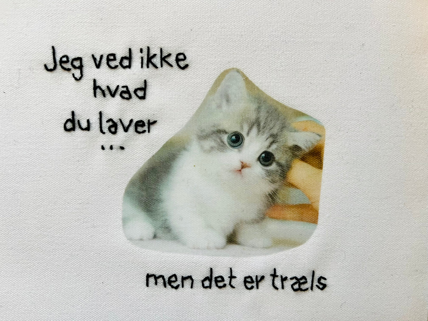 Jeg ved ikke hvad du laver, men det er træls